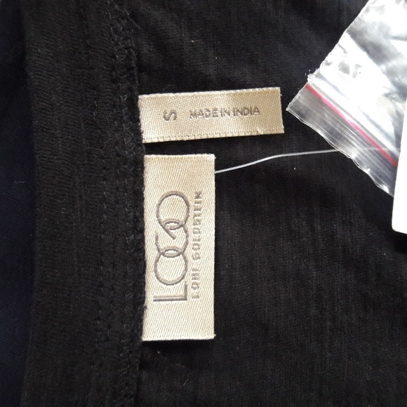 LOGO by Lori Golstein Beaded Black Shirt - Still Has Tags - Picture 4 of 8
